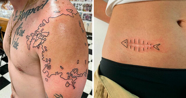 Read more about the article 15+ Inspiring Examples of Tattoo Cover-Ups for Birthmarks and Scars (Recent Pics)