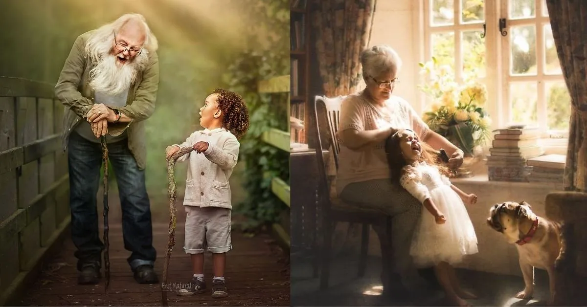 Read more about the article Grandparents and grandchildren share touching moments