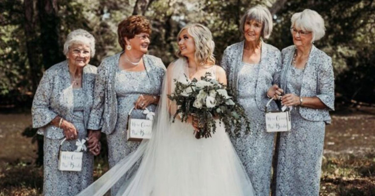 You are currently viewing All four moms are asked by the granddaughter to be flower girls in her wedding.